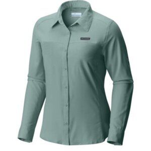Columbia "Meadowgate" Omni-Shade Vented Long Sleeve Shirt Women's Large.